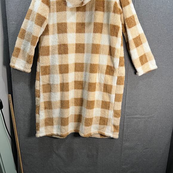 BumbleBella by Jill Martin Long Jacket Cardigen Hood Brown Size XXS - Picture 16 of 16